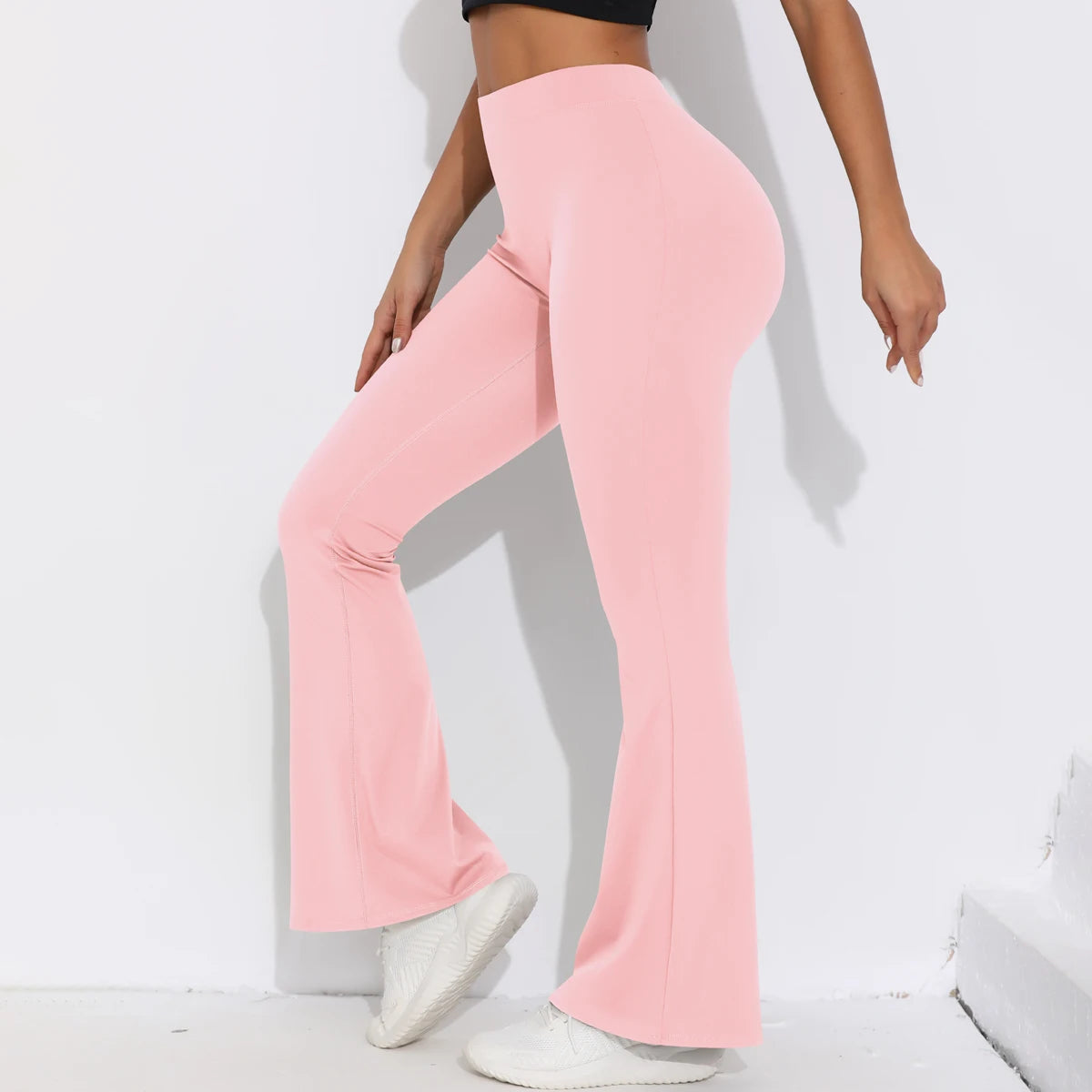 High Waist Lift Hip Wide Leg