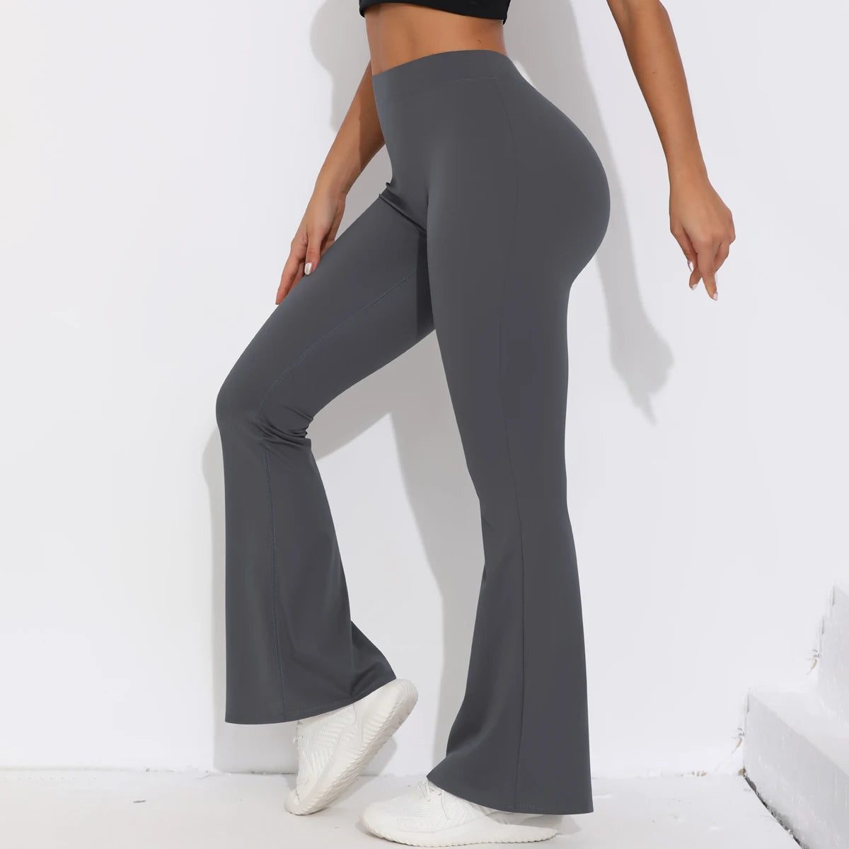 High Waist Lift Hip Wide Leg