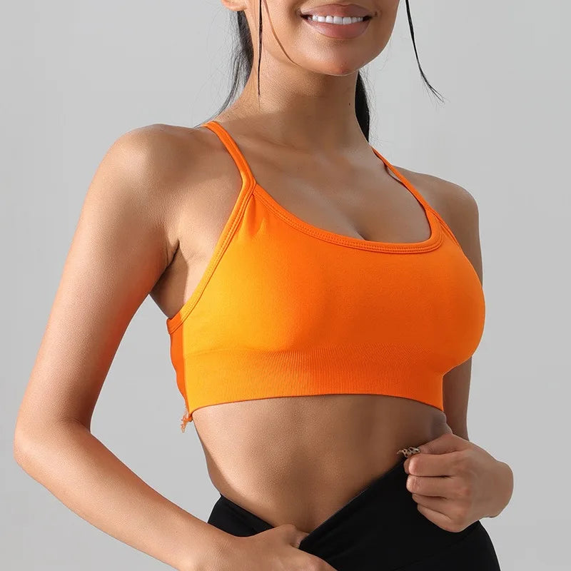 Sports Bra Cross Back