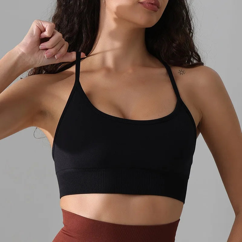 Sports Bra Cross Back