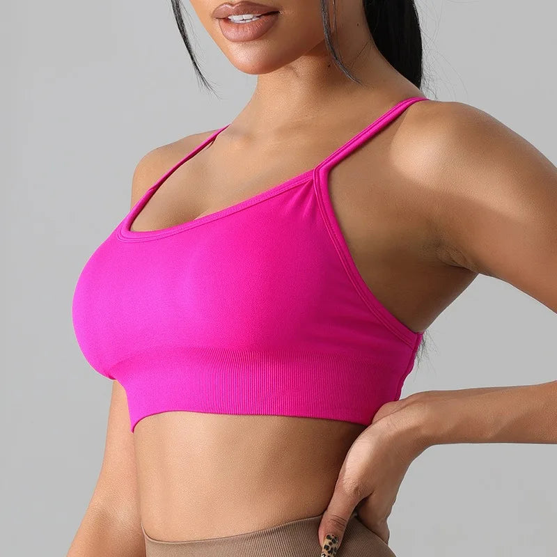 Sports Bra Cross Back