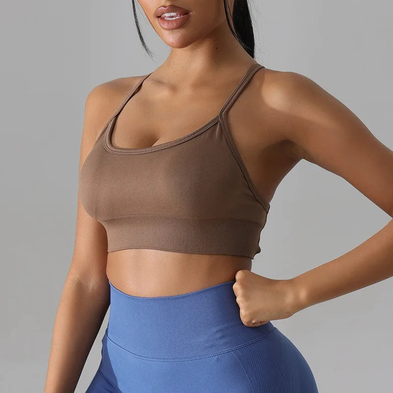 Sports Bra Cross Back