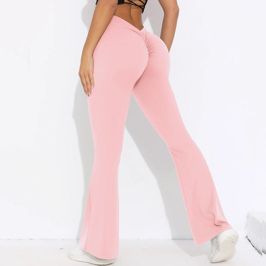 High Waist Lift Hip Wide Leg